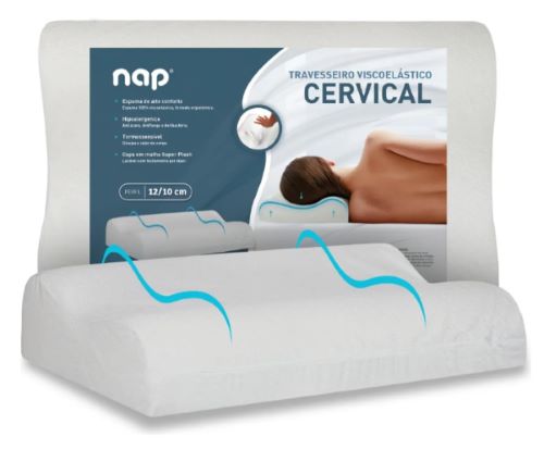 Travesseiro anatômico cervical