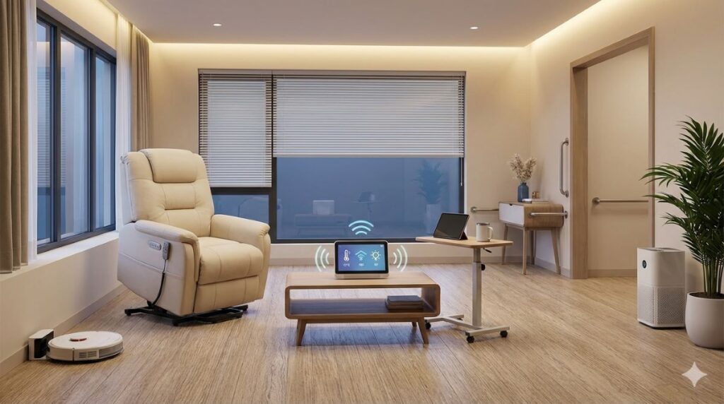 Casa inteligente e confortável